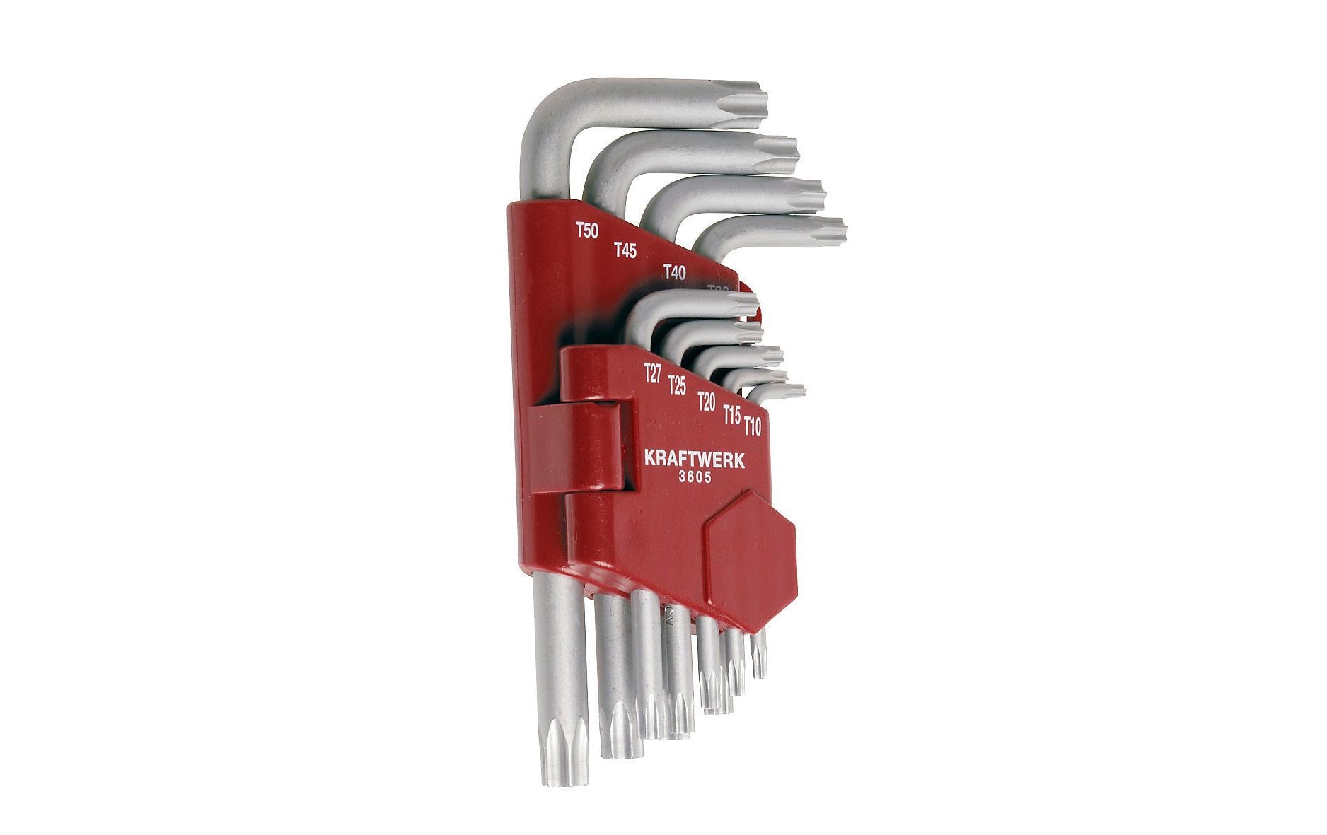 Kraftwerk Winkelschlüssel-Set T10-T50 Kurz