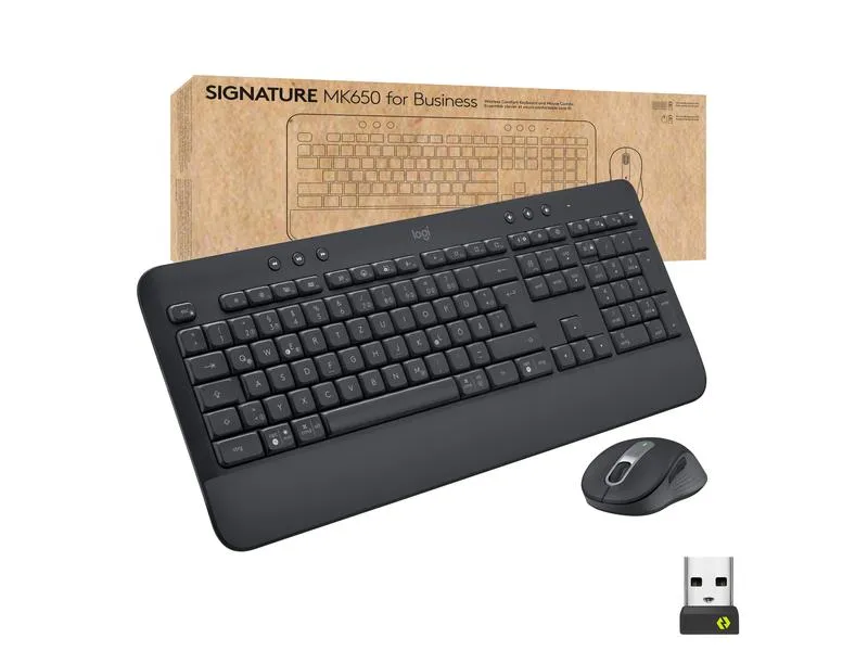 Logitech Tastatur-Maus-Set MK650 Combo for Business Logitech Tastatur-Maus-Set MK650 Combo for Business