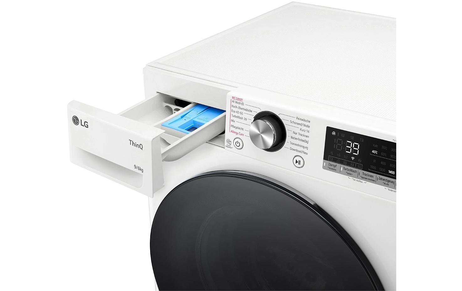 LG Waschtrockner W4WR7096Y 9 kg / 6 kg