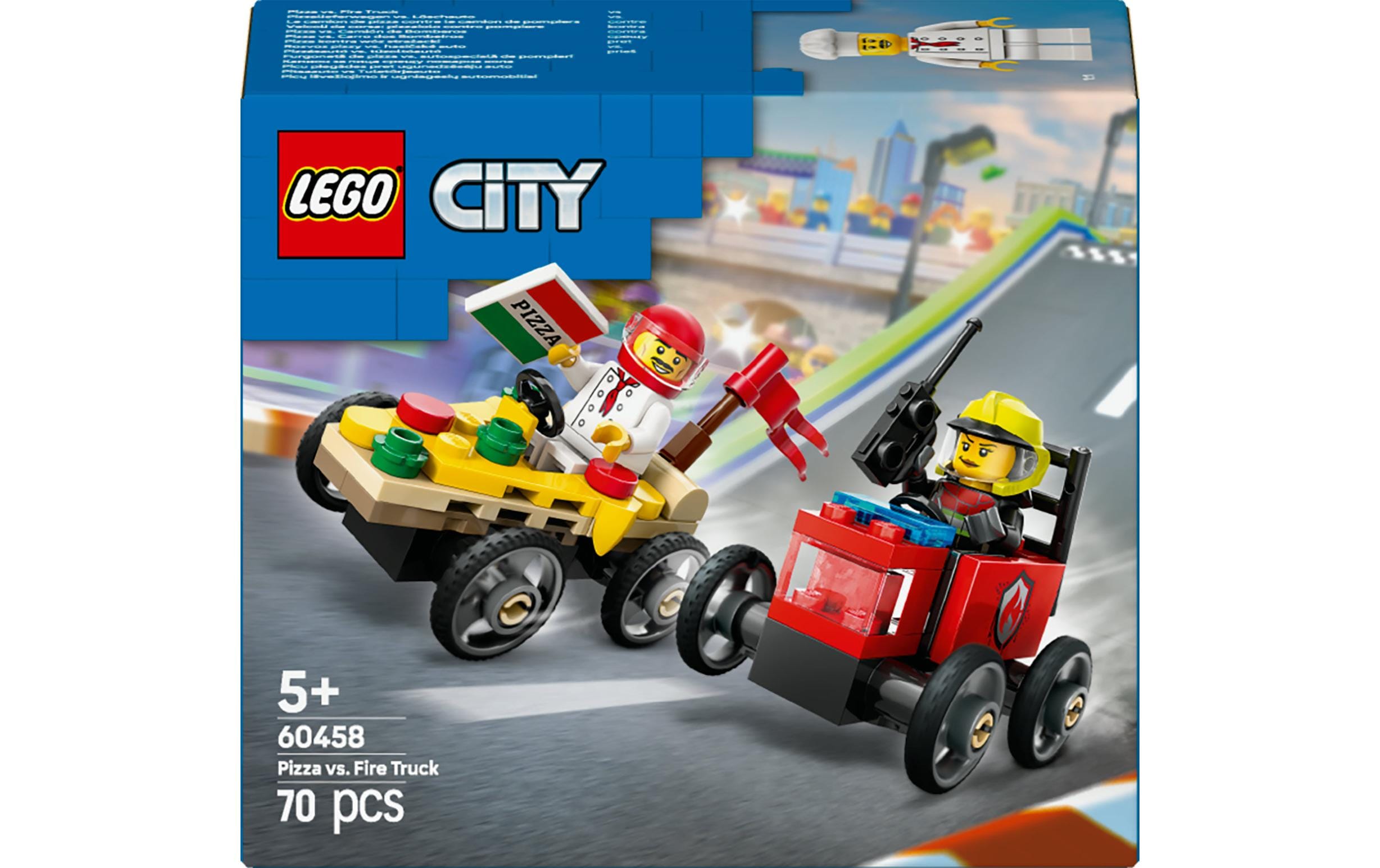 LEGO® City Pizzalieferwagen vs. Löschauto 60460