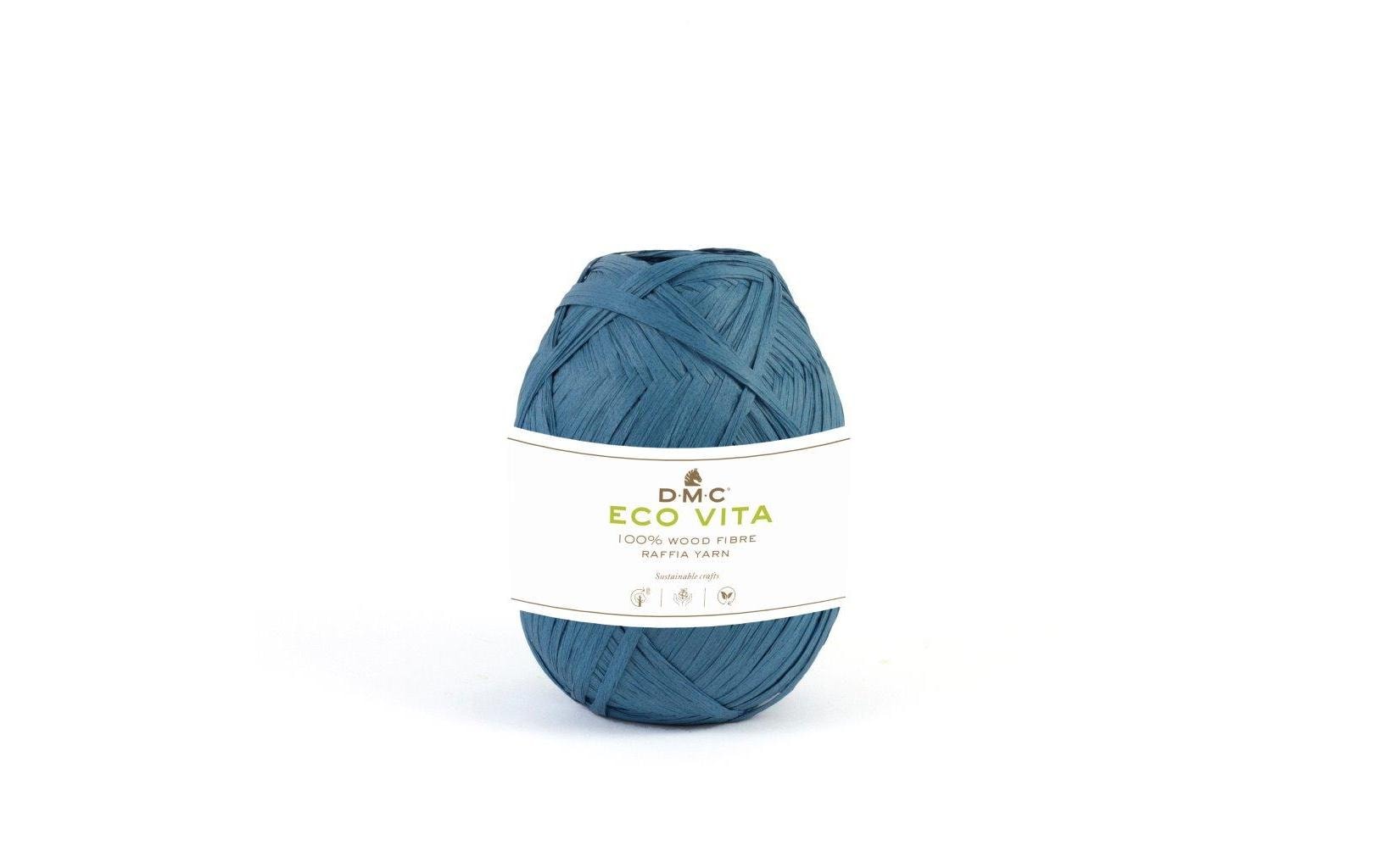 DMC Stoffgarn Eco Vita Raffia 50 g, Blau