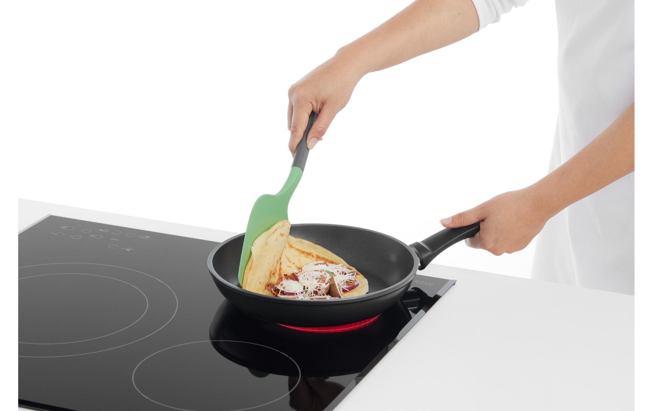Lékué Pfannenwender PBT/Silikon, Grün/Schwarz