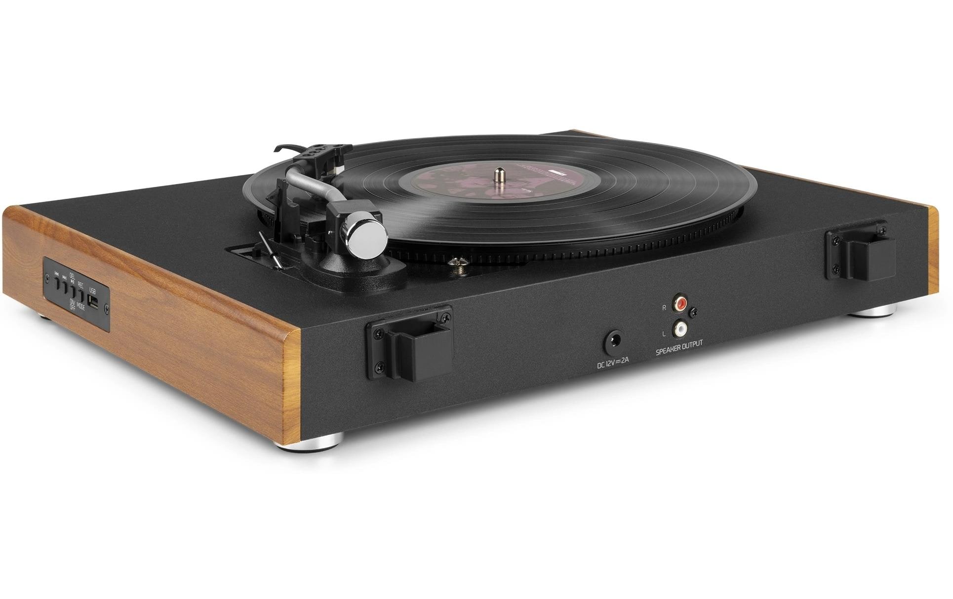 Audizio Plattenspieler RP335 Braun/Schwarz