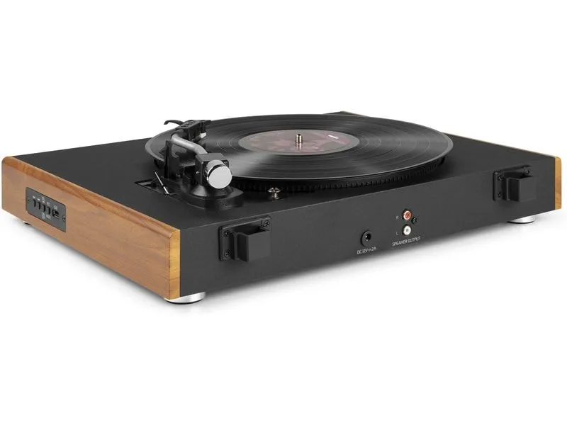 Audizio Plattenspieler RP335 Braun/Schwarz
