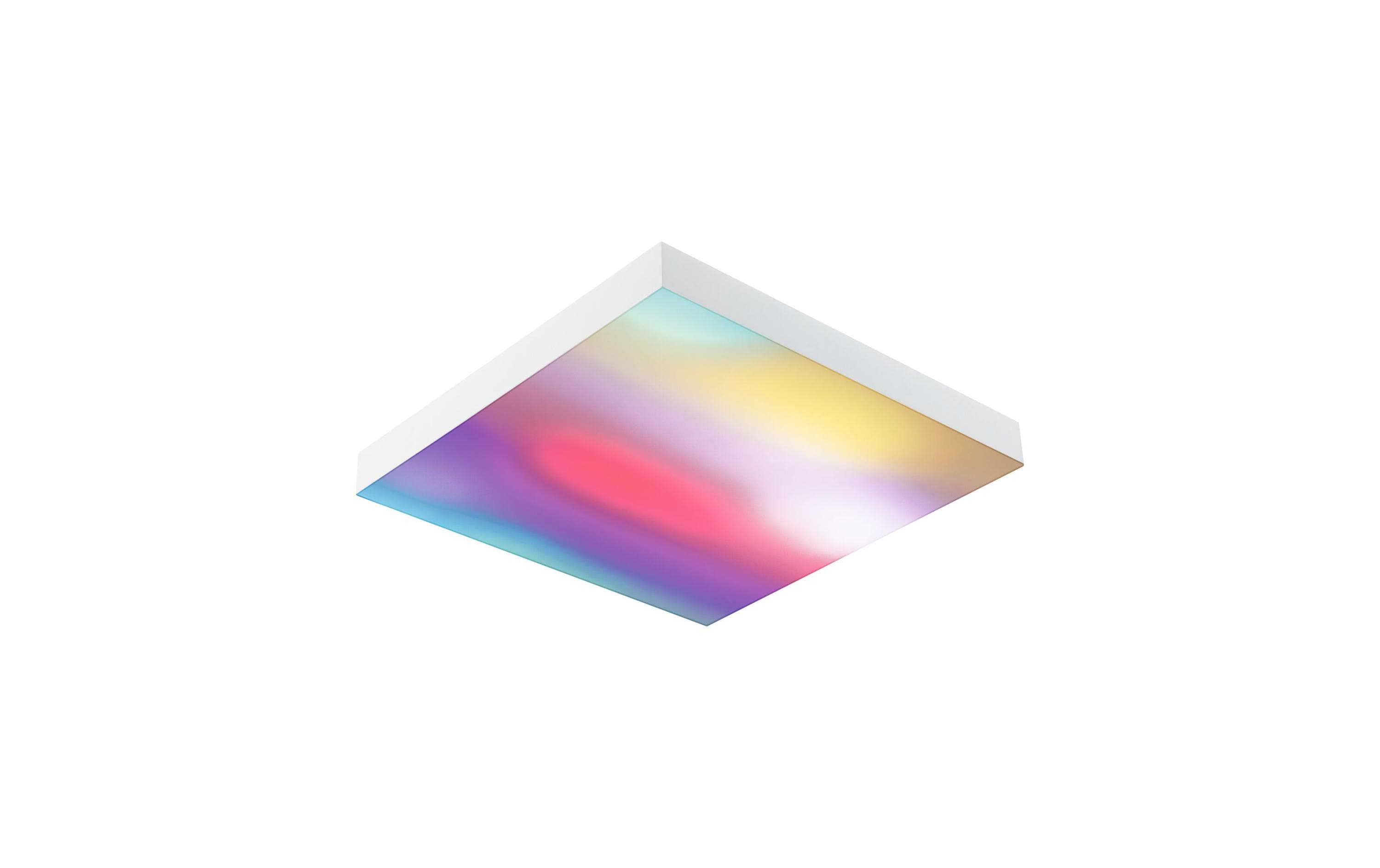 Paulmann Deckenleuchte LED Panel Velora Rainbow, 13.2 W, RGBW, Weiss