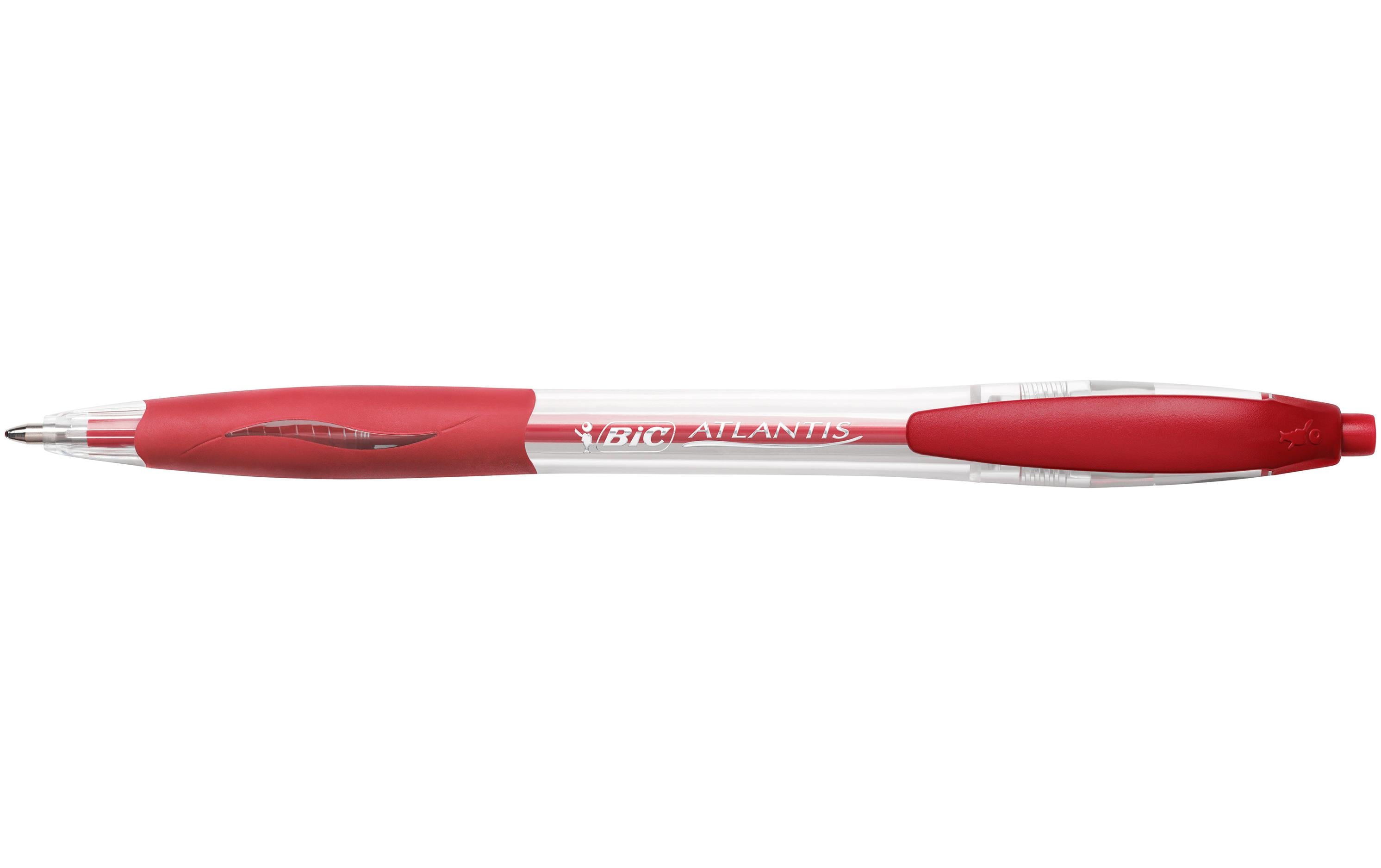 BIC Kugelschreiber Atlantis Classic 0.32 mm, Rot, 12 Stück BIC Kugelschreiber Atlantis Classic 0.32 mm, Rot, 12 Stück