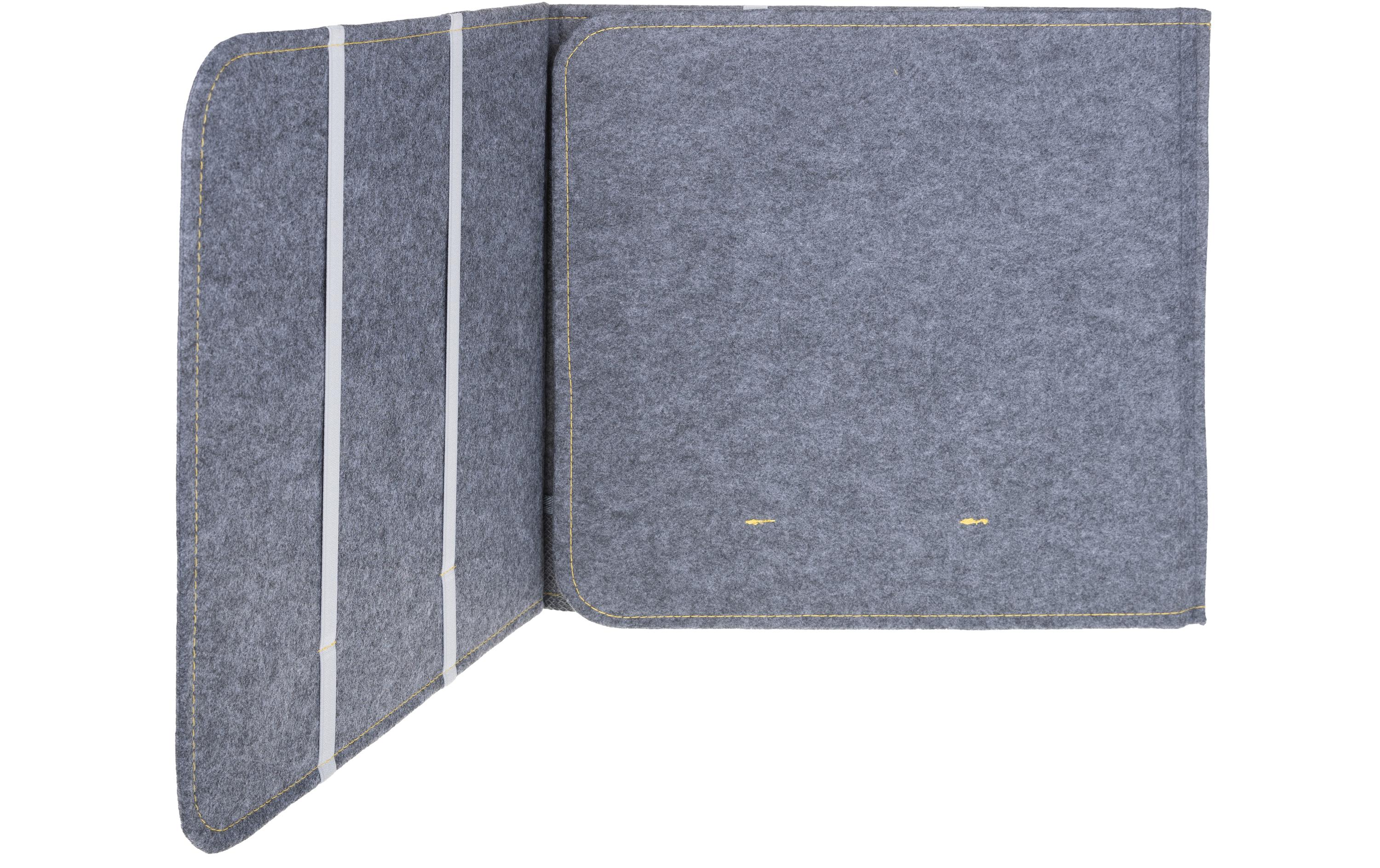 FTM Schreibtischtrennwand 39 x 121 cm, Grau