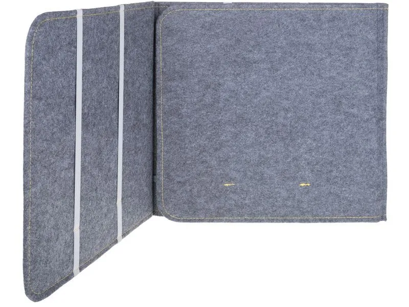 FTM Schreibtischtrennwand 39 x 121 cm, Grau