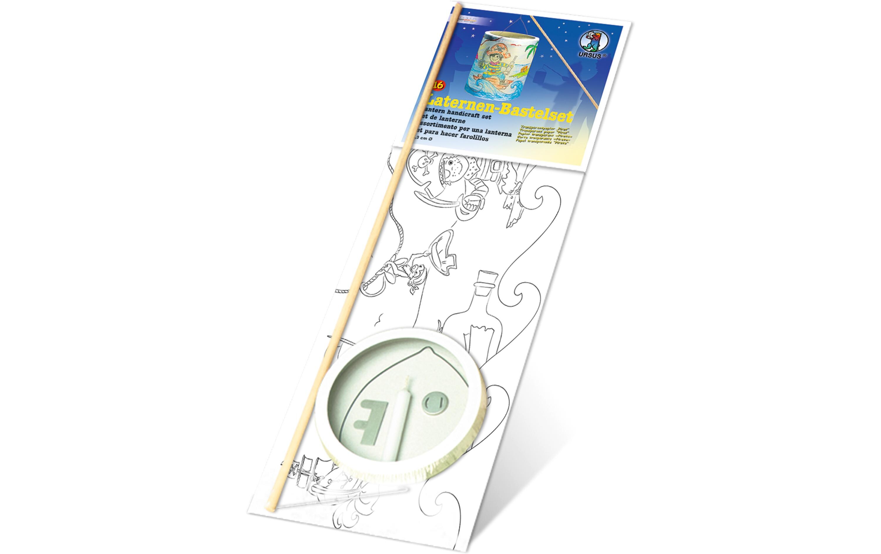 URSUS Laternen-Bastelset Piraten Mehrfarbig
