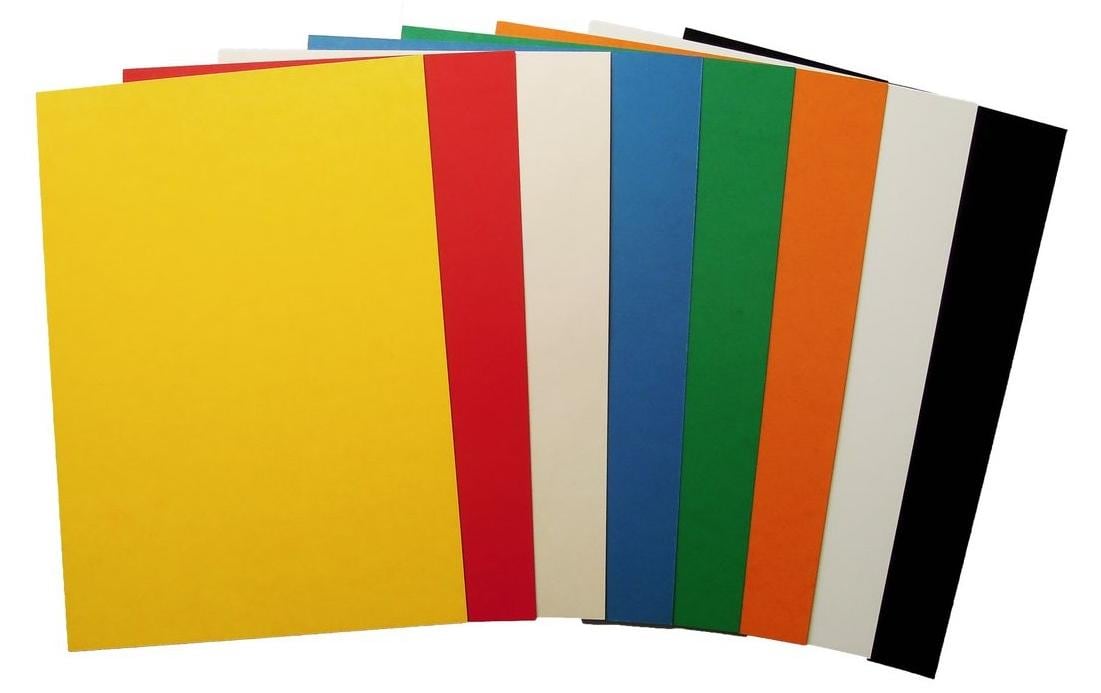 Büroline Einbanddeckel 385 g/m², 100 Stück, Weiss