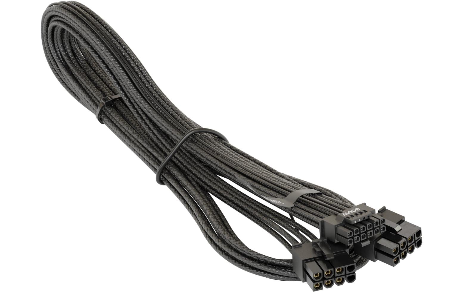 Seasonic 12VHPWR Adapterkabel 75 cm, Schwarz Seasonic 12VHPWR Adapterkabel 75 cm, Schwarz