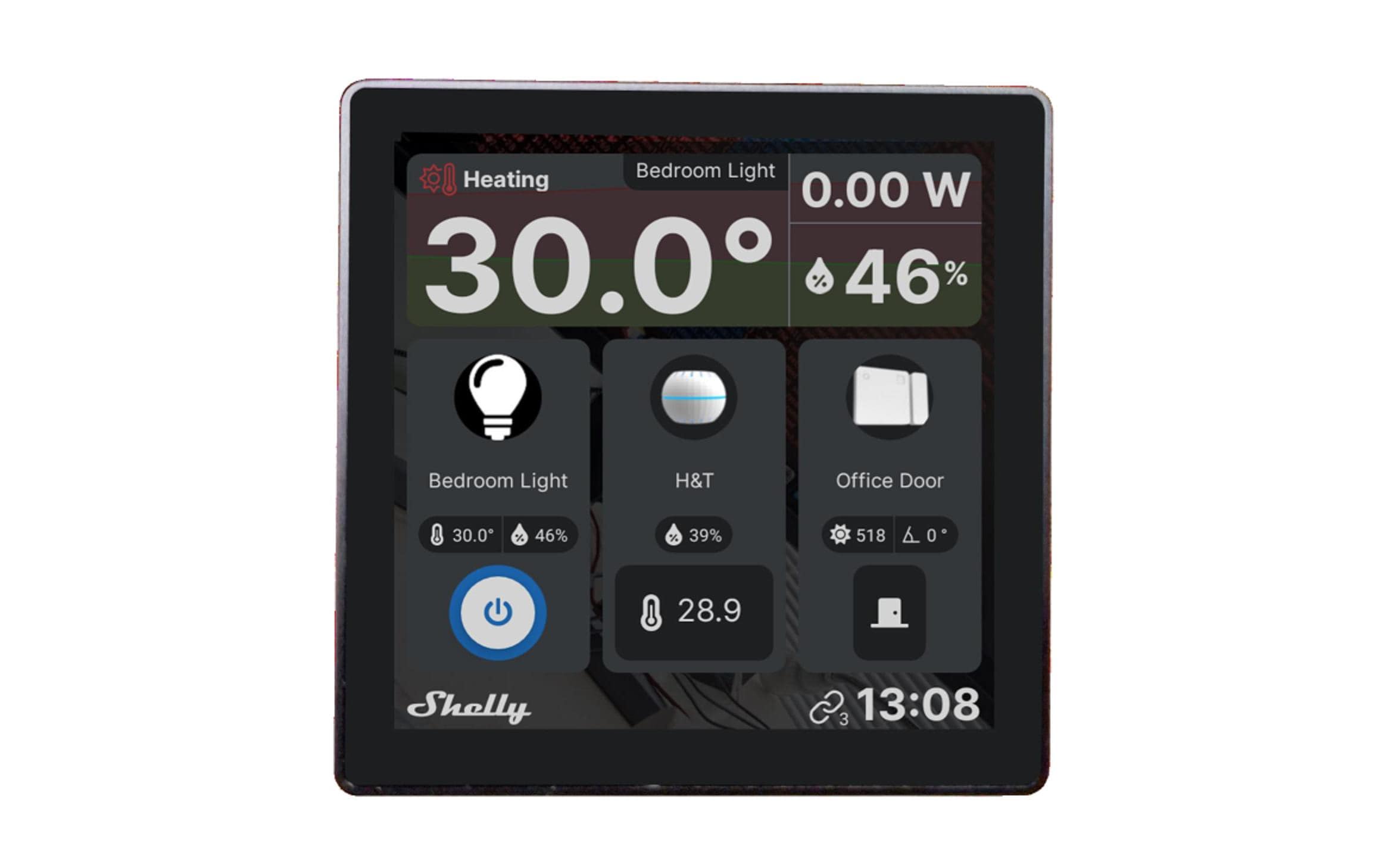 Shelly Touchpanel Android Wall Display, Schwarz Shelly Touchpanel Android Wall Display, Schwarz