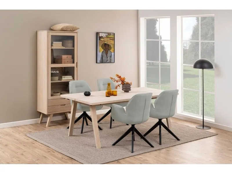 AC Design Vitrine A-Line Hellbraun, 72 x 42 x 190 cm AC Design Vitrine A-Line Hellbraun, 72 x 42 x 190 cm