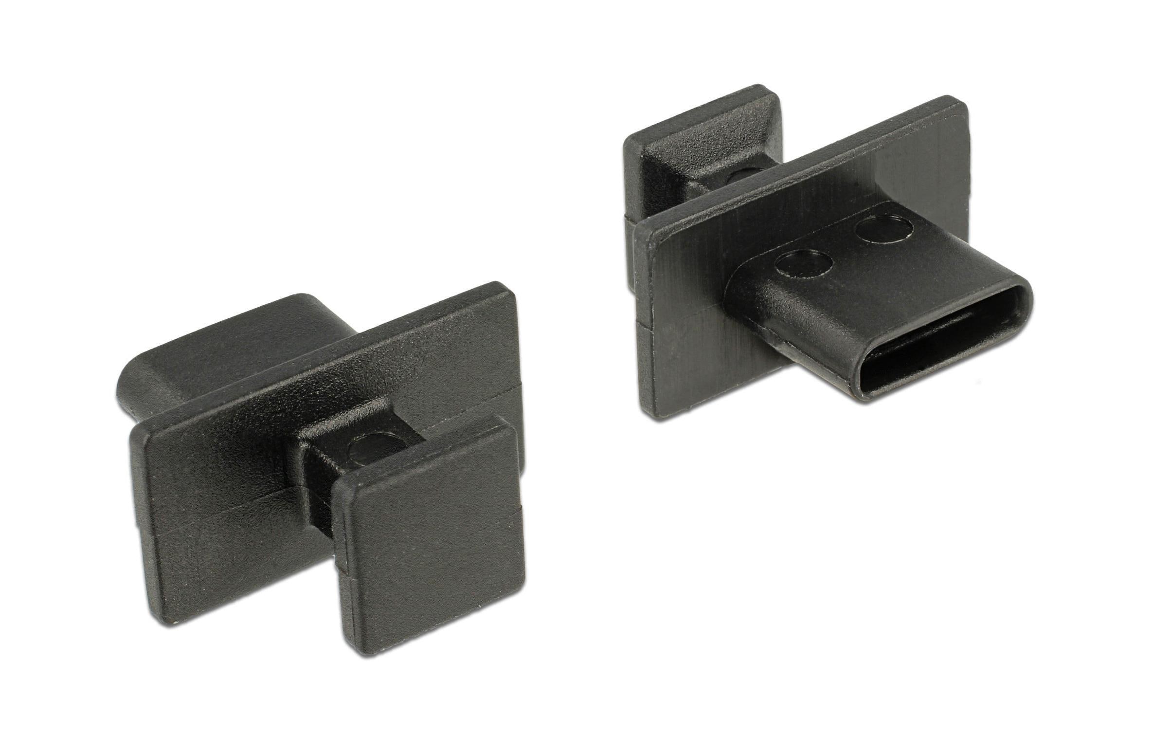 Delock Blindstecker/Staubschutz USB-C 10 Stück Schwarz Delock Blindstecker/Staubschutz USB-C 10 Stück Schwarz