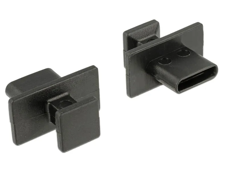 Delock Blindstecker/Staubschutz USB-C 10 Stück Schwarz Delock Blindstecker/Staubschutz USB-C 10 Stück Schwarz