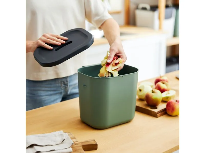 Rotho Recyclingbehälter Jive 99.2 l, Grün/Schwarz/Weiss