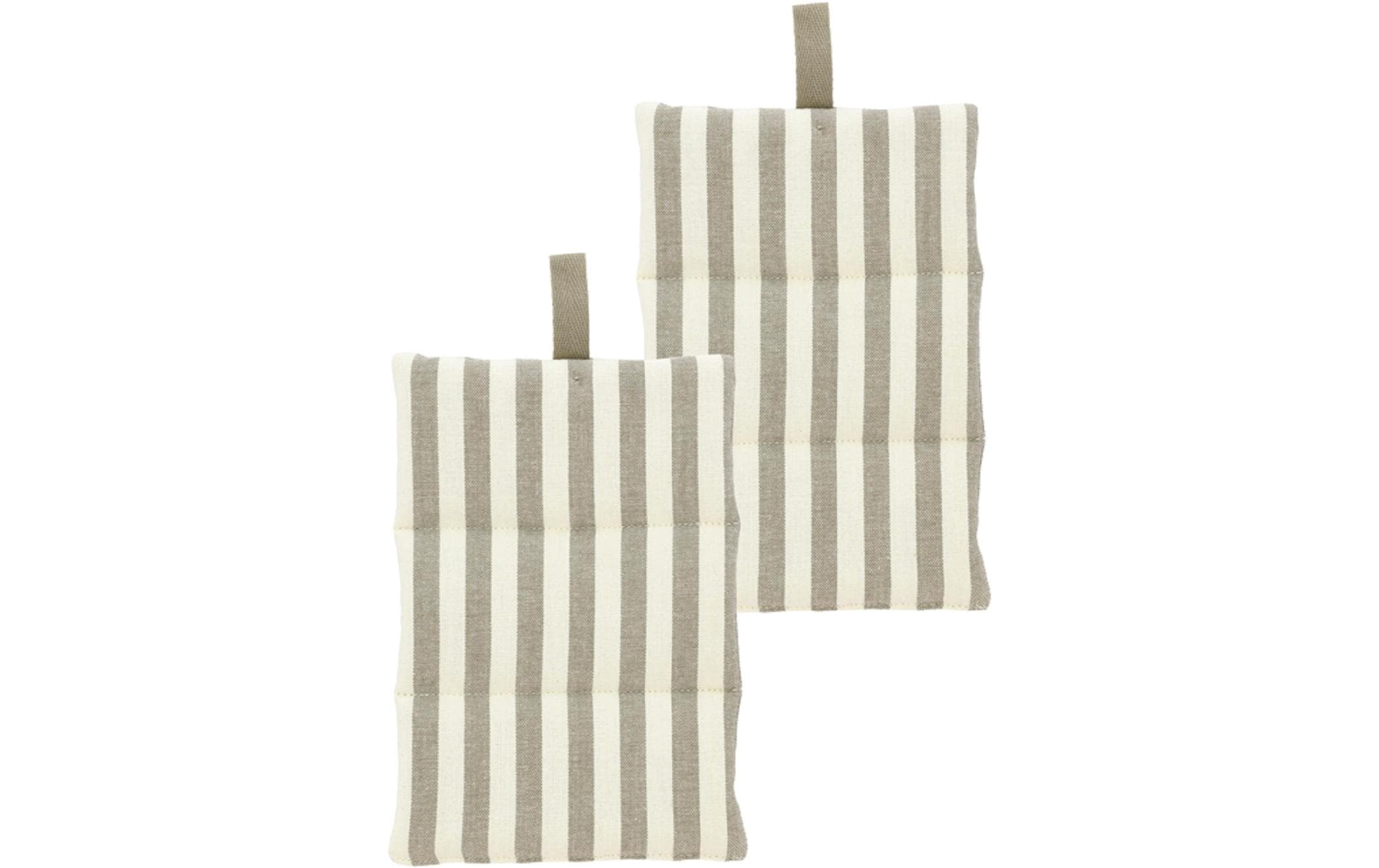 Södahl Topflappen Harmony, 15 x 23 cm, Taupe, 2 Stück