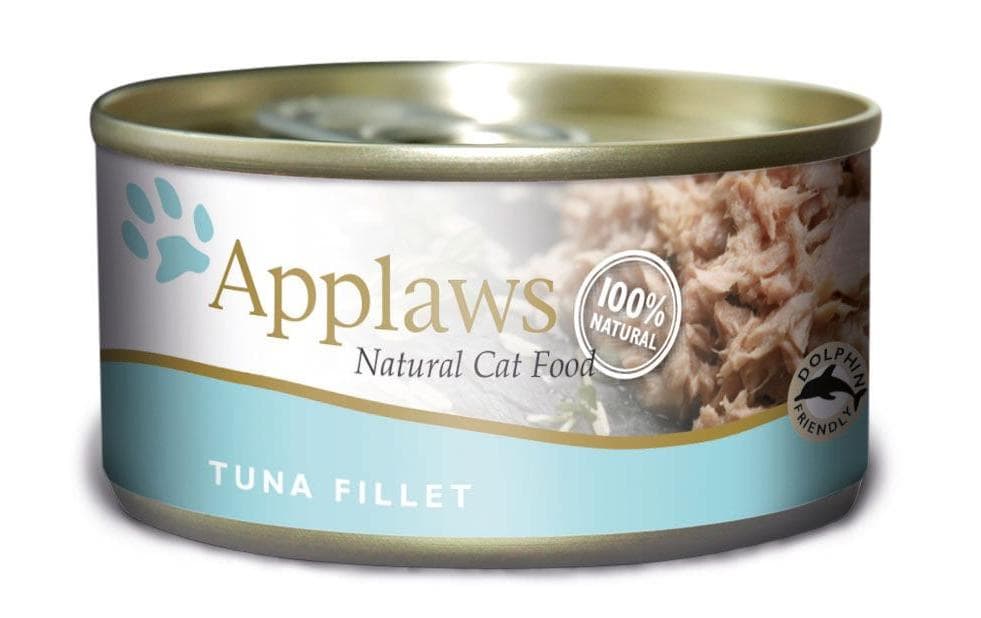 Applaws Nassfutter Dose Thunfischfilet in Brühe, 24 x 156 g