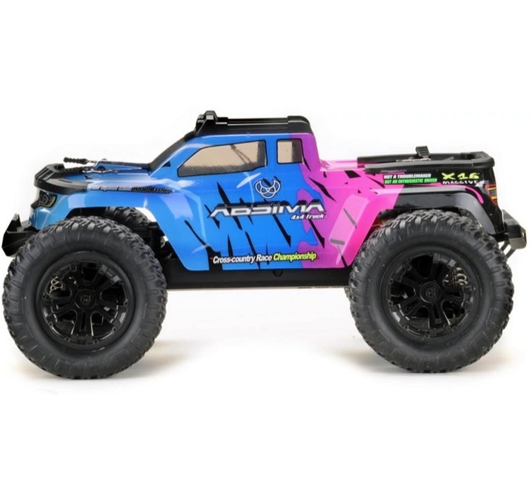 Absima Monster Truck MINI AMT pink/blau, 4WD, RTR, 1:16