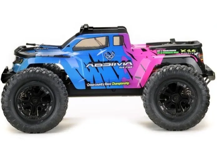 Absima Monster Truck MINI AMT pink/blau, 4WD, RTR, 1:16