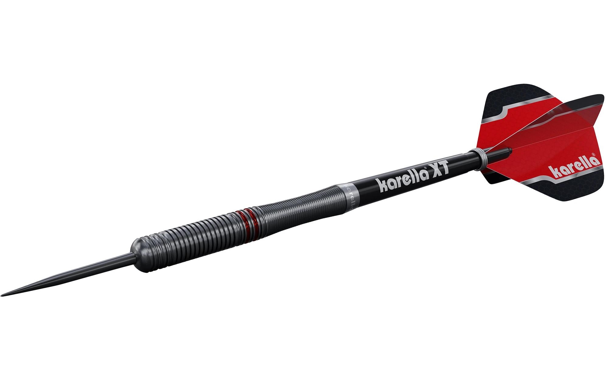 Karella Dartpfeile Steeldart Fighter 22g, 3 Stück – Schwarz Karella Dartpfeile Steeldart Fighter 22g, 3 Stück – Schwarz