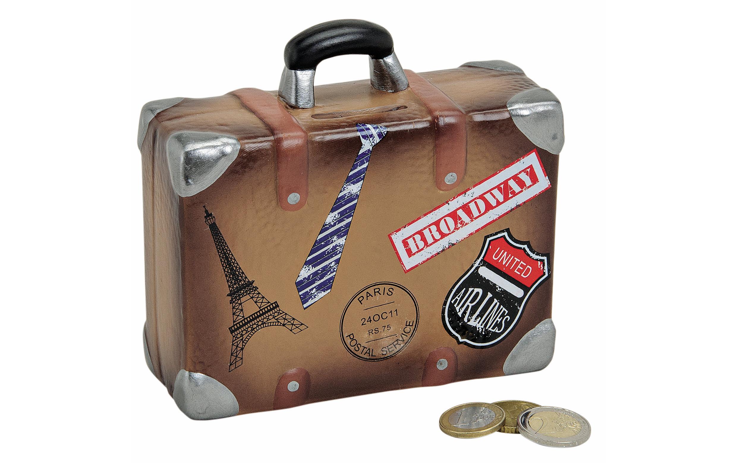 G. Wurm Spardose Koffer 6 x 14 x 13 cm G. Wurm Spardose Koffer 6 x 14 x 13 cm