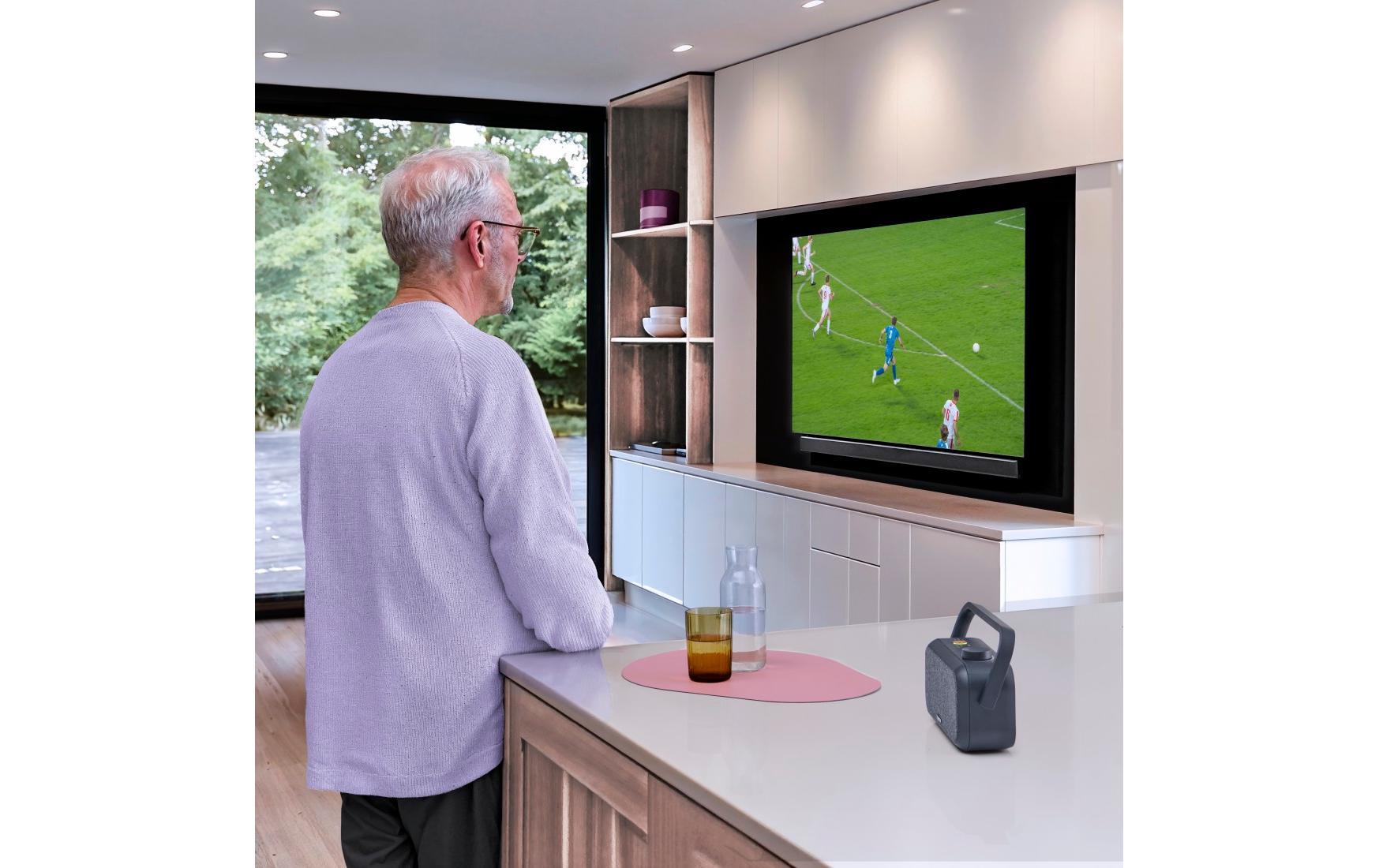 Hama Lautsprecher tragbar, TV, 2.4 GHz Station, Bluetooth, Stereo