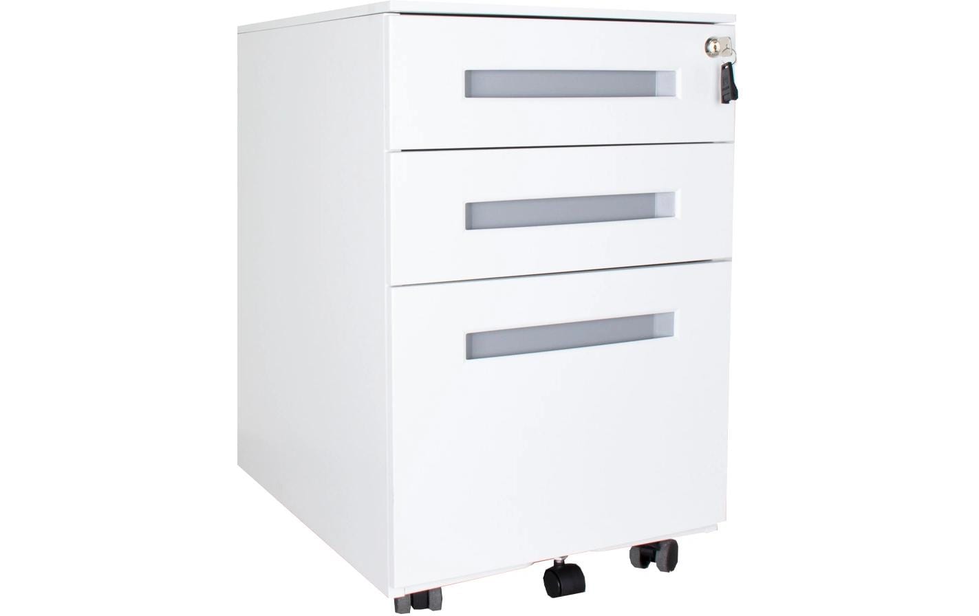 Contini Hängemappenwagen 50 x 39 x 61 cm, Weiss Contini Hängemappenwagen 50 x 39 x 61 cm, Weiss