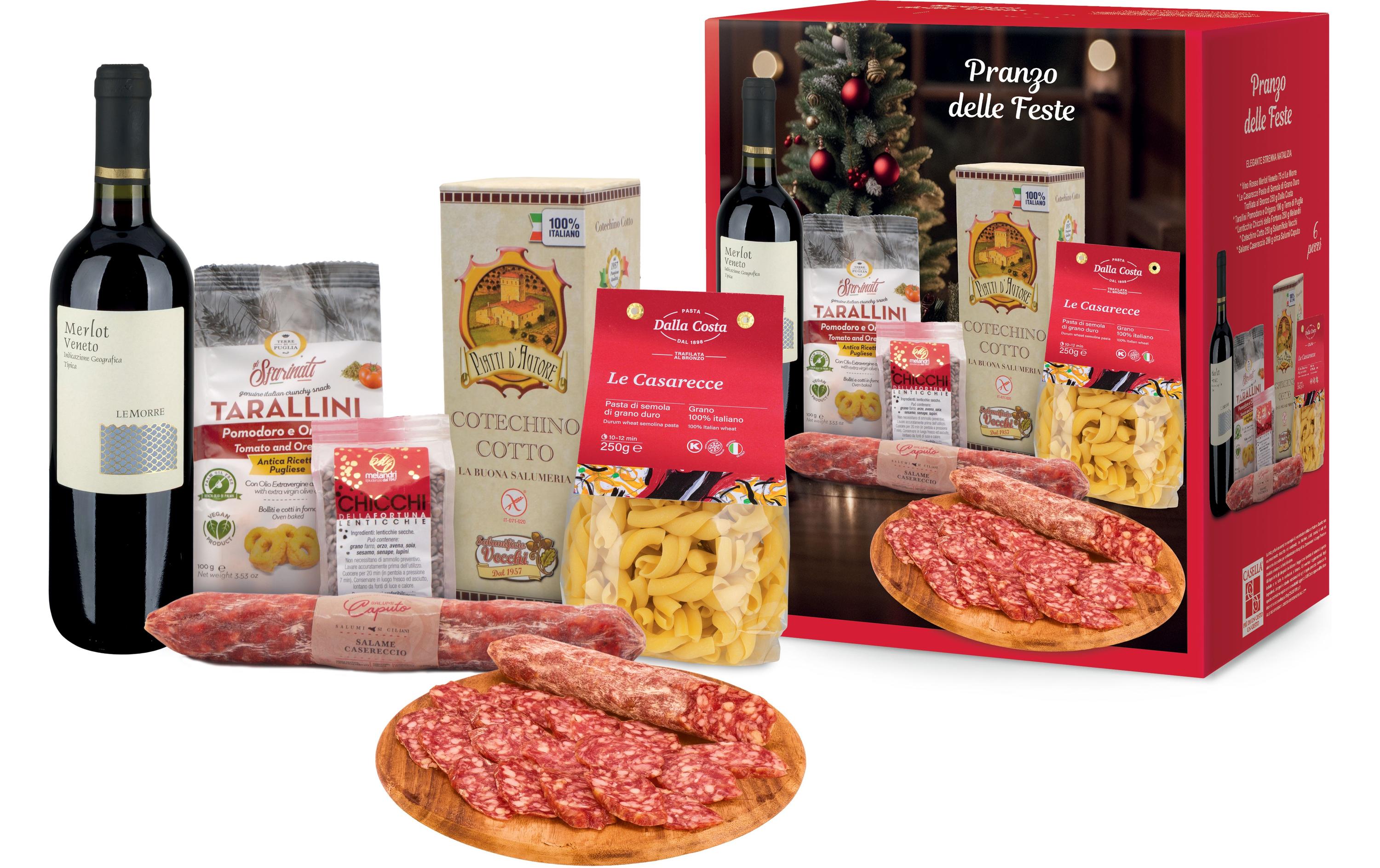 Casella Weihnachten Pranzo delle feste 6 Spezialitäten