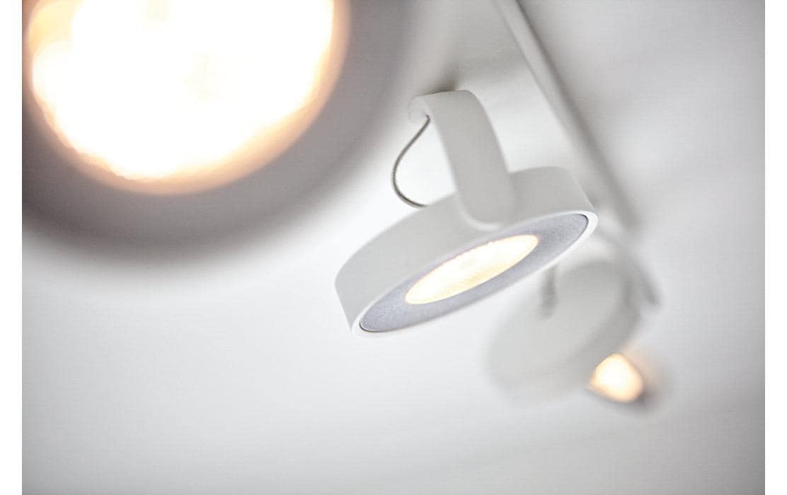 Philips Aufbauspot Warm Glow Clockwork, 4 x 4.5 W, 2000 lm, Weiss