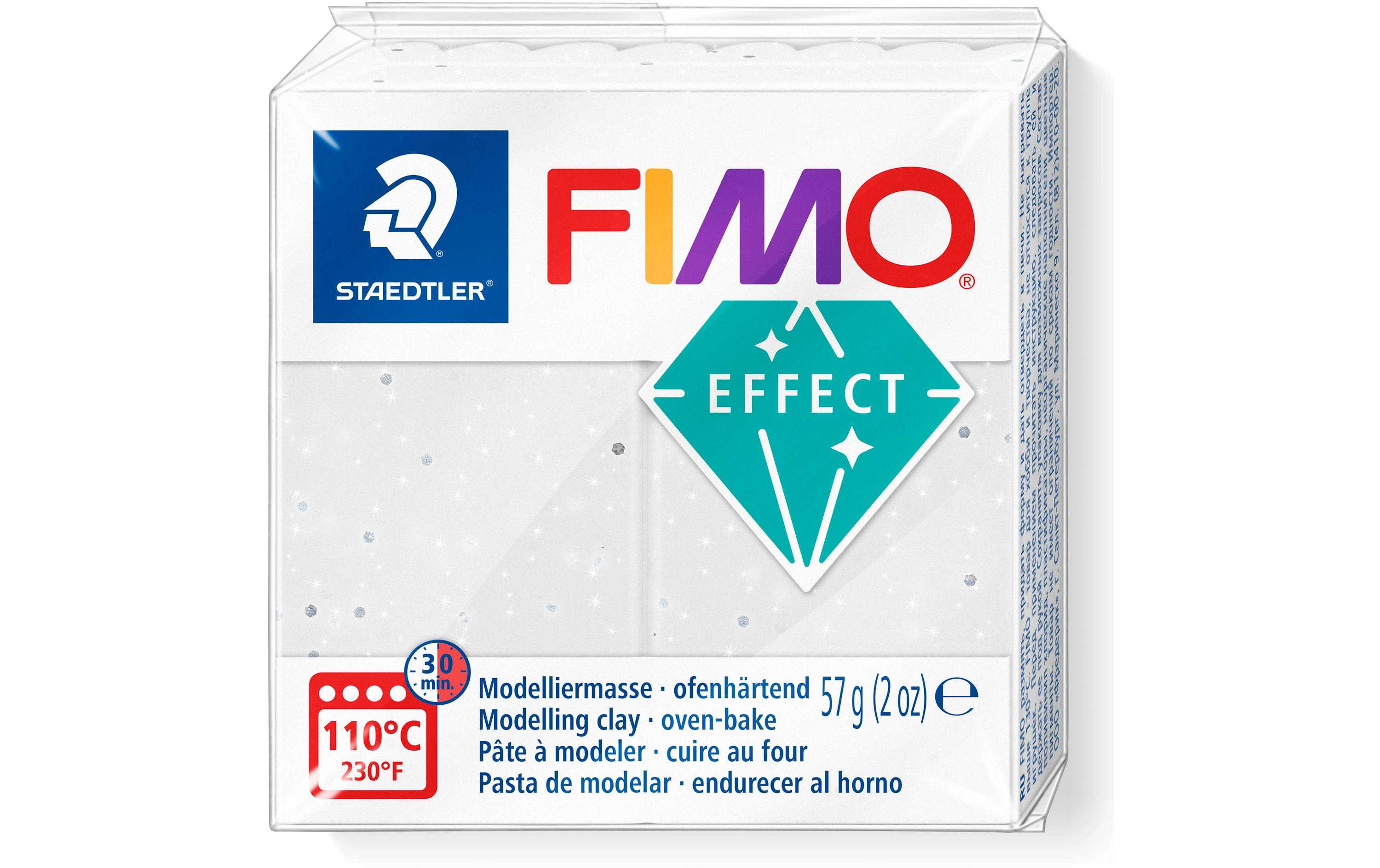 Fimo Modelliermasse Soft Weiss Granit