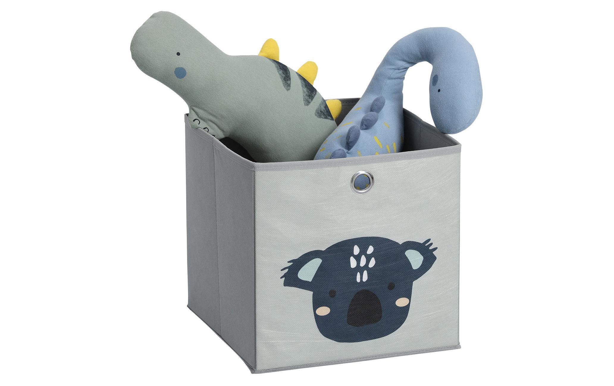 Zeller Present Spielzeugbox Koala Grau 28 x 28 x 28 cm Zeller Present Spielzeugbox Koala Grau 28 x 28 x 28 cm