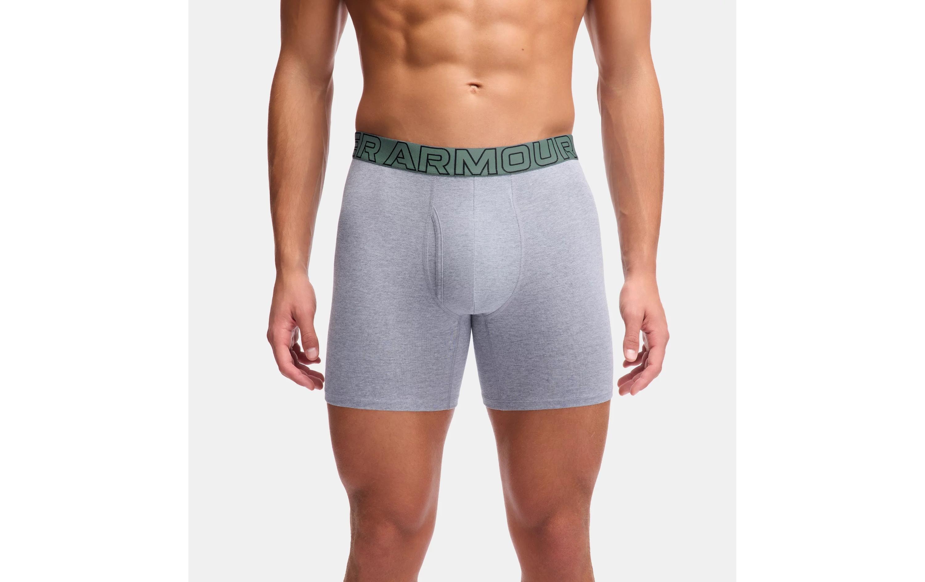 UNDER ARMOUR Boxershorts 3 Pack Blau/Schwarz/Grau, M