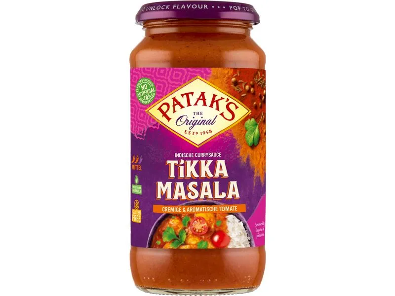 Pataks Tikka Masala Sauce 450 g Pataks Tikka Masala Sauce 450 g