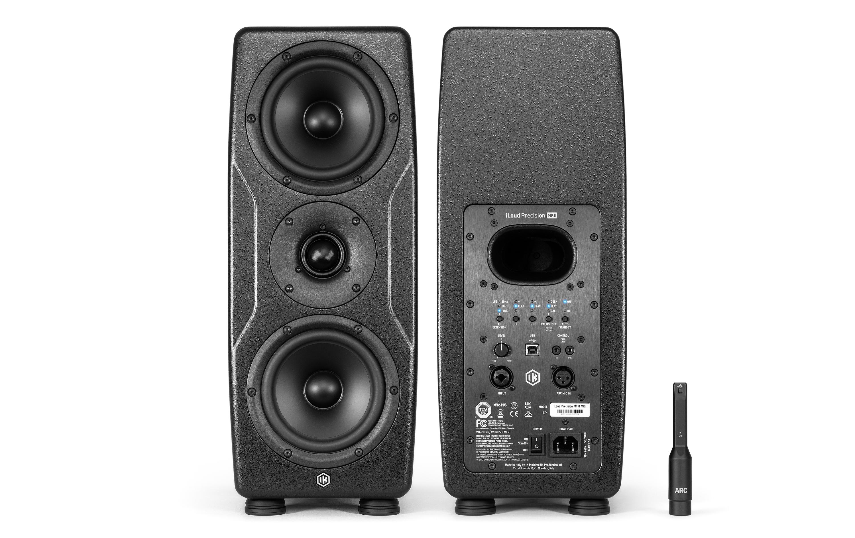 IK Multimedia Studiomonitor iLoud Precision MTM MKII Schwarz