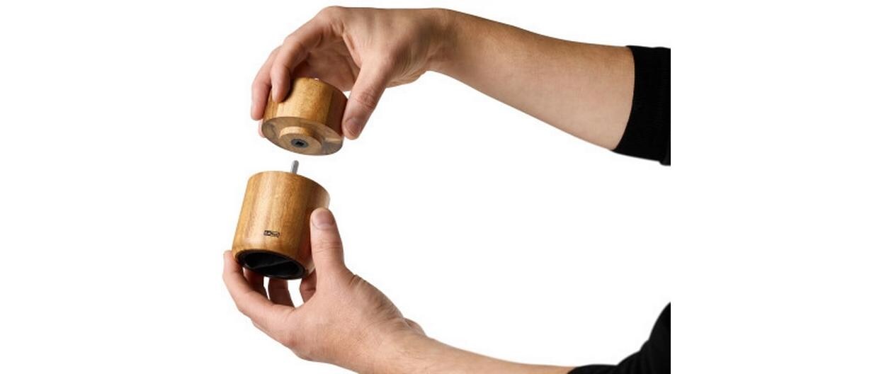 AdHoc Gewürzmühle Seedo 10.4 cm, Braun