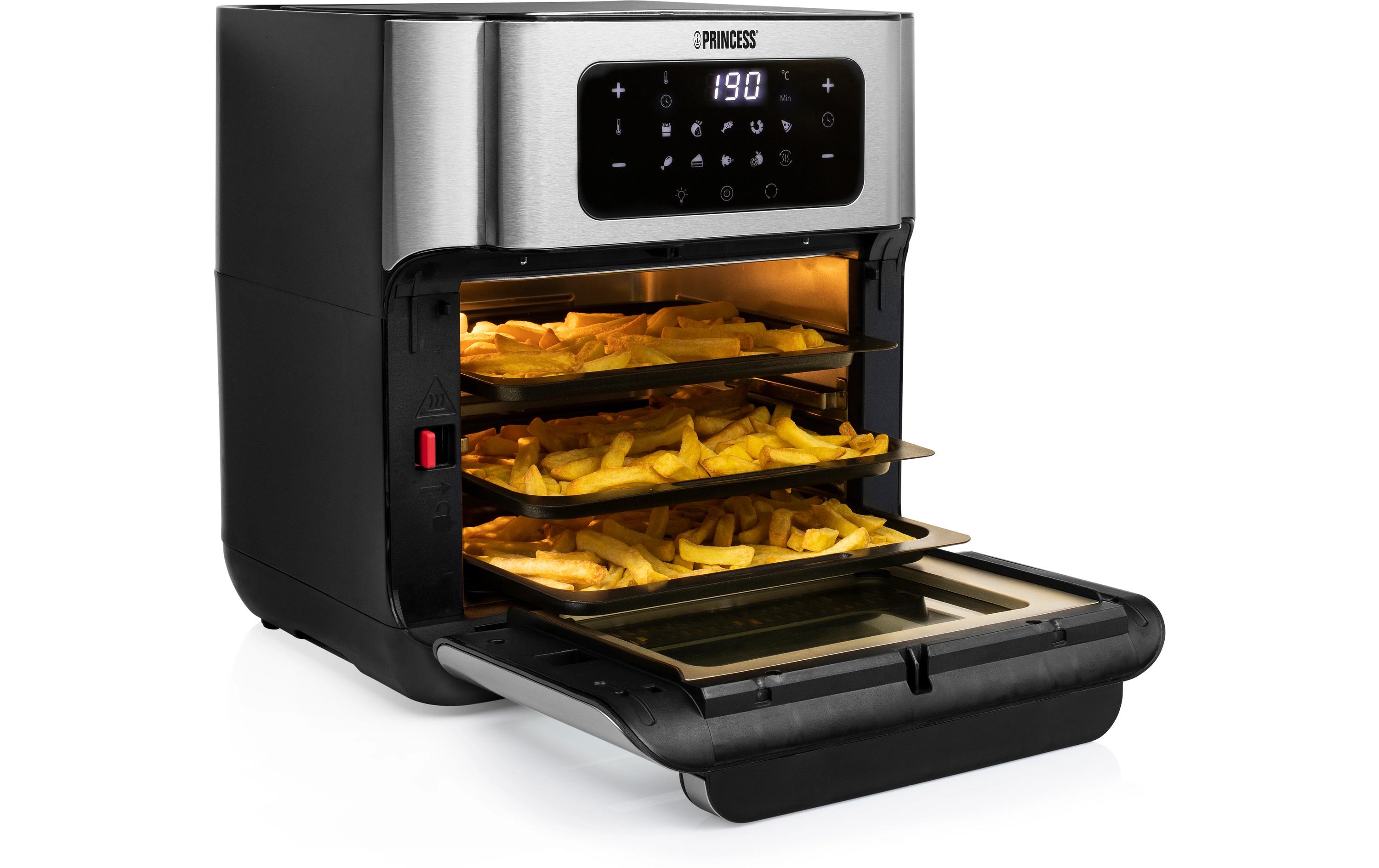 Princess Heissluftofen mit Frittierfunktion 10 l, Schwarz Princess Heissluftofen mit Frittierfunktion 10 l, Schwarz