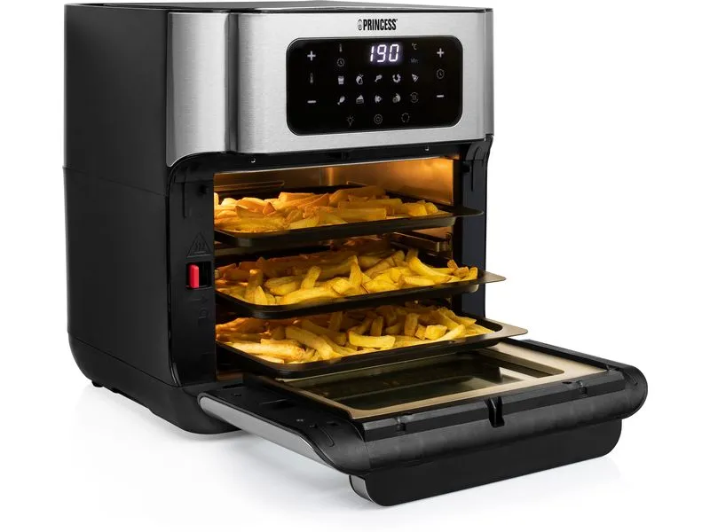 Princess Heissluftofen mit Frittierfunktion 10 l, Schwarz