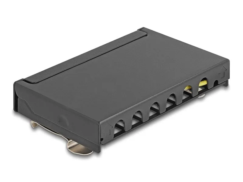 Delock Patchpanel 6-Port Desktop/DIN-Rail/Wand Delock Patchpanel 6-Port Desktop/DIN-Rail/Wand