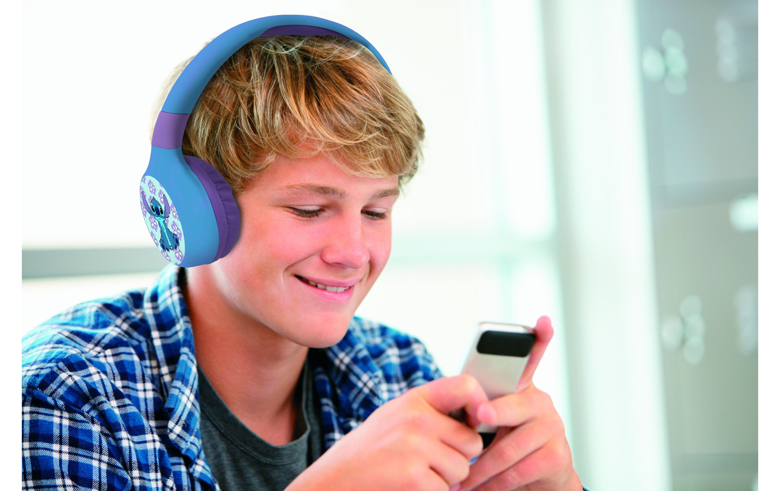 Lexibook 2-in-1-Bluetooth/Kabel-Kopfhörer Stitch Blau Lexibook 2-in-1-Bluetooth/Kabel-Kopfhörer Stitch Blau