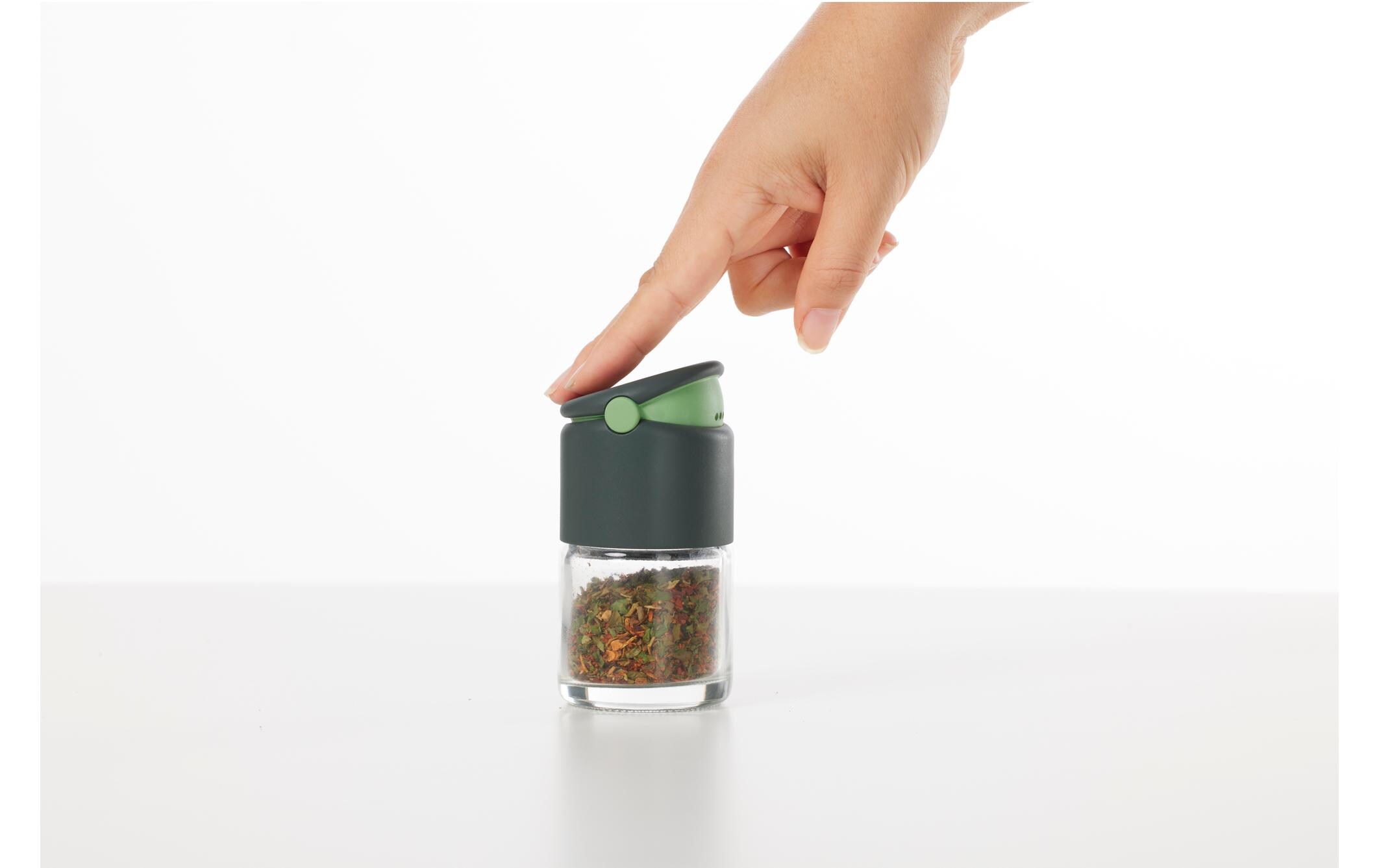 Lékué Gewürzstreuer Grau