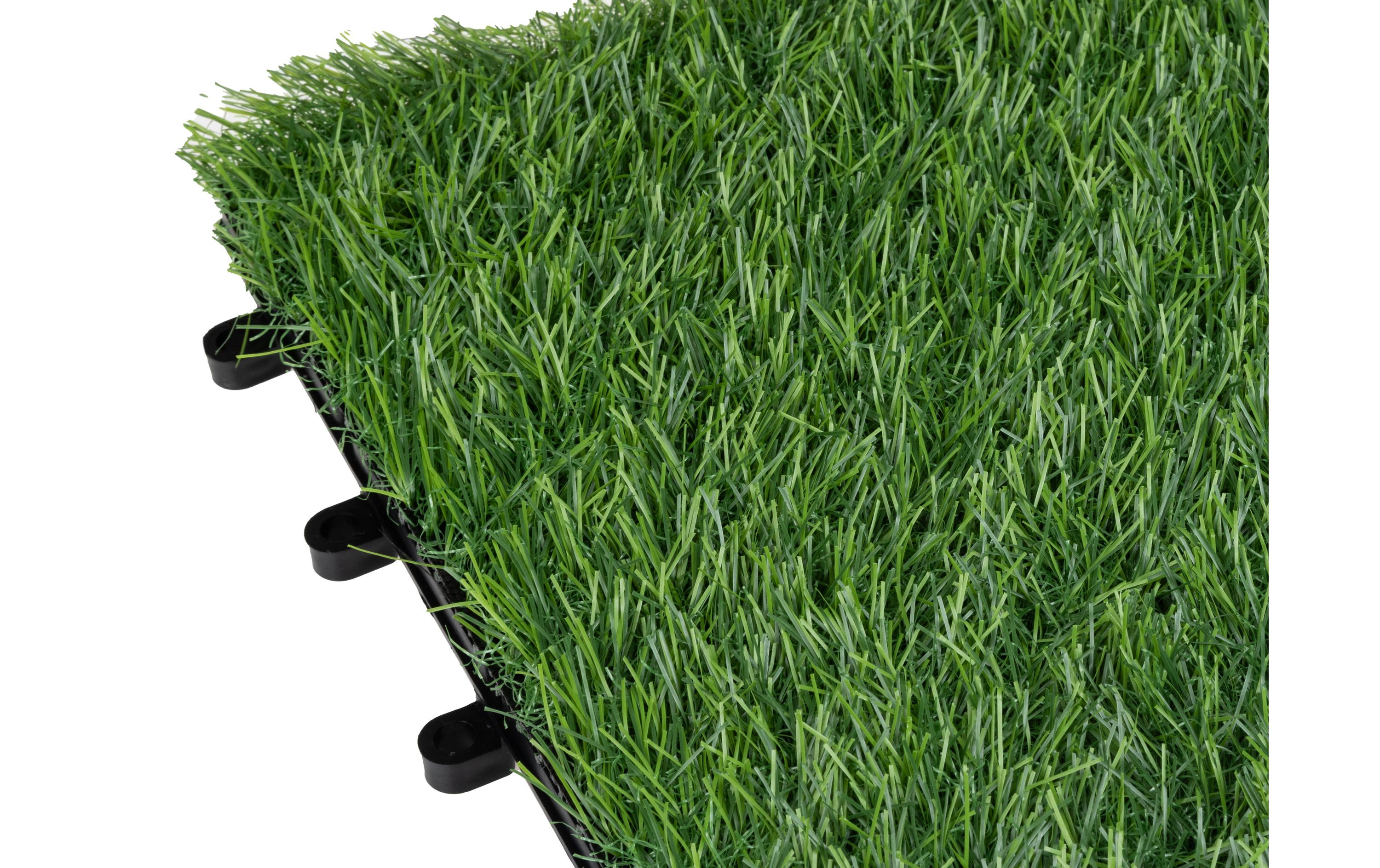 COCON Balkon-& Terrassenplatten Rasen, 30 x 30 cm, 6 Stück