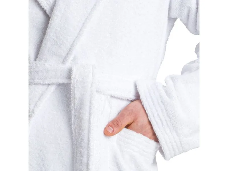 Möve Bademantel Superwuschel S, Weiss
