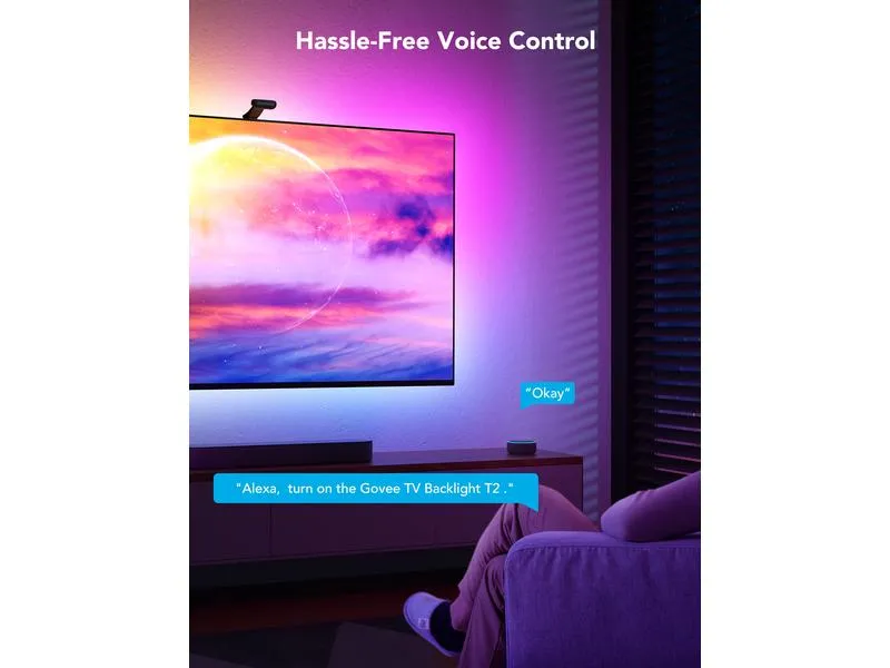 Govee Envisual TV Backlight T2, 55-65, RGBIC, WiFi, BT Govee Envisual TV Backlight T2, 55-65, RGBIC, WiFi, BT