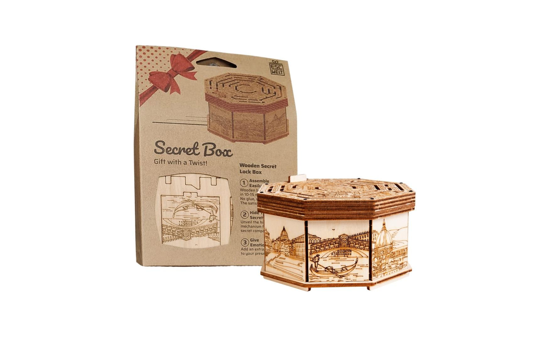 Escape Welt Rätselspiel Secret Box «Maze»