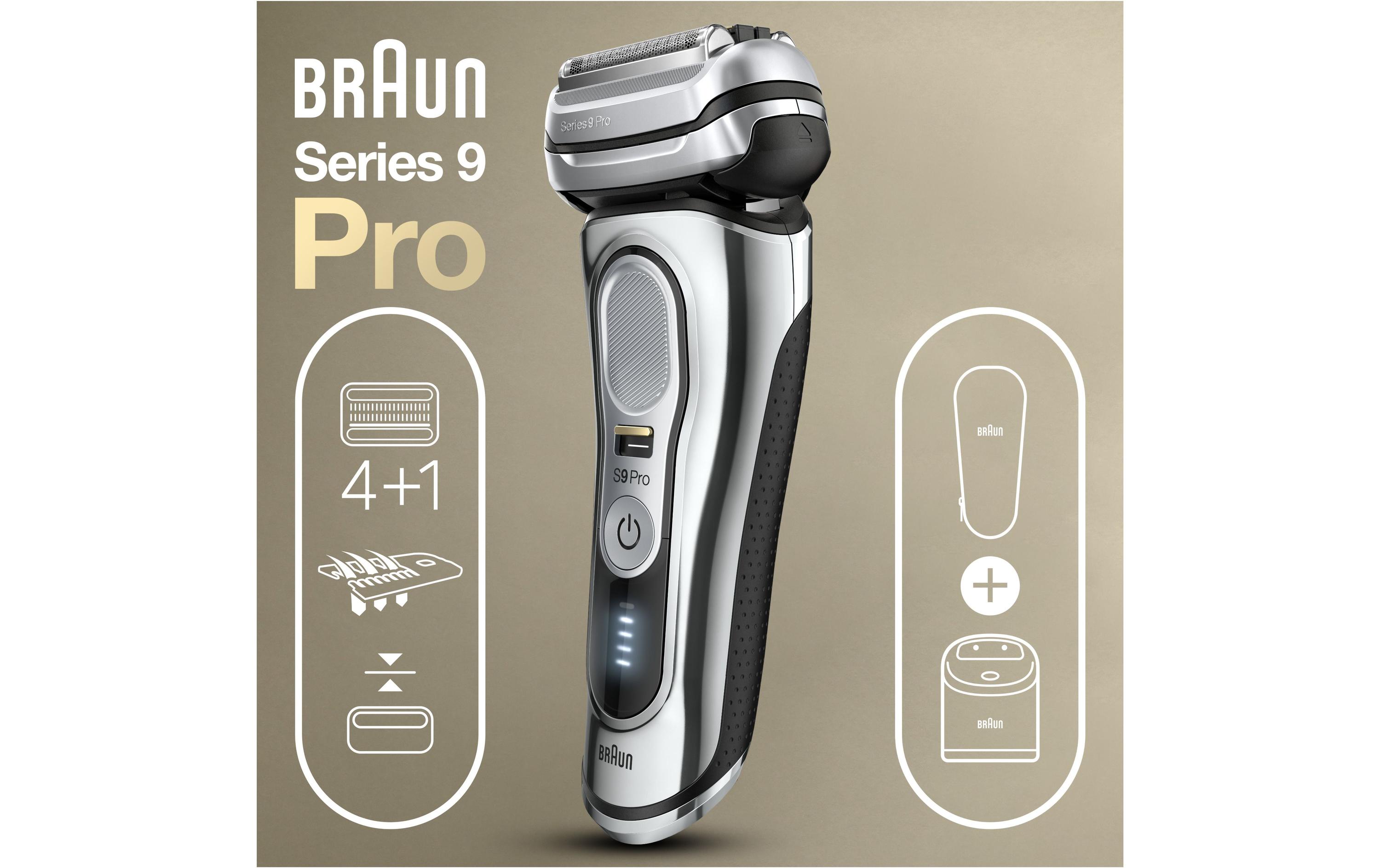 Braun Herrenrasierer Series 9 Pro 9466cc mit Reinigungsstation