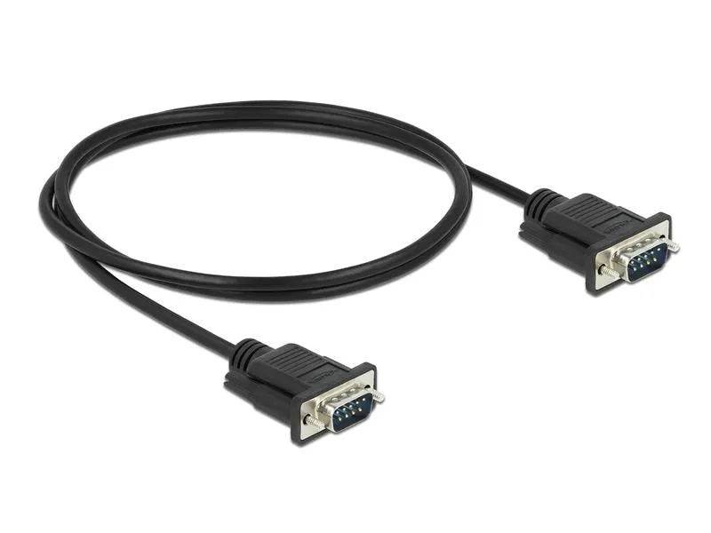Delock Anschlusskabel RS-232 DB9, m-m 1 m Delock Anschlusskabel RS-232 DB9, m-m 1 m