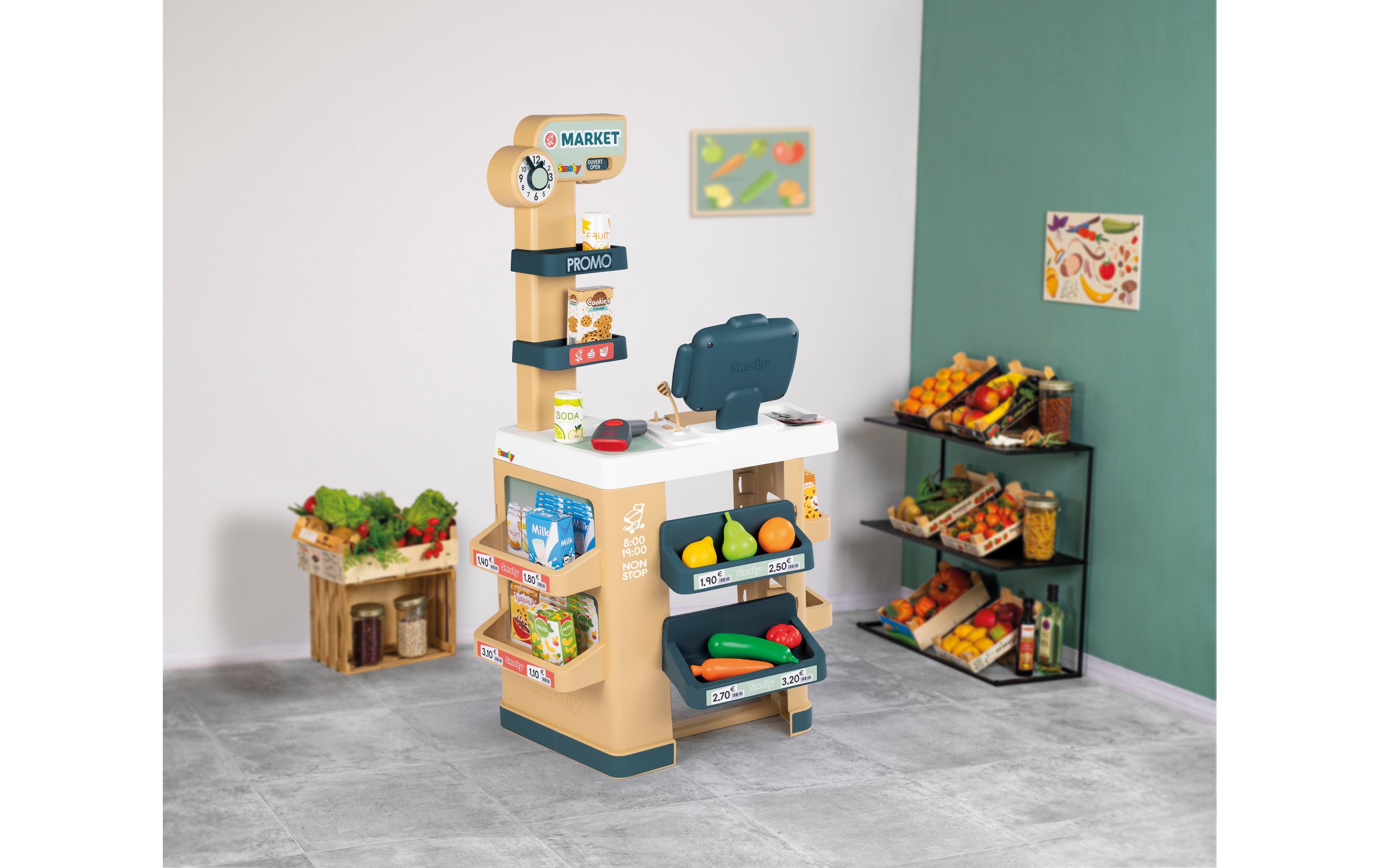 Smoby City-Markt mit Einkaufswagen