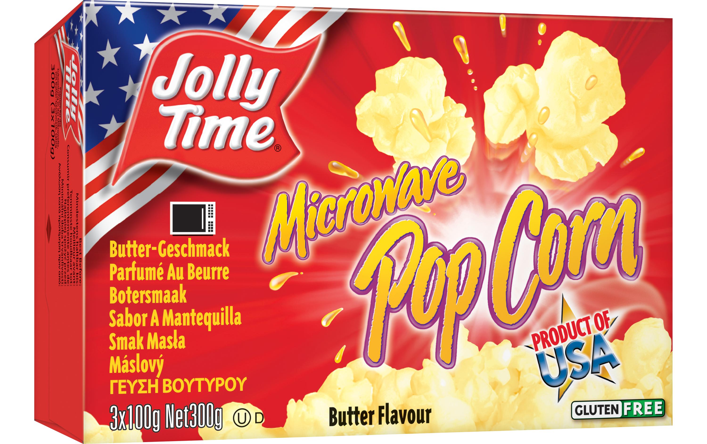 Jolly Time Mikrowellen Pop Corn Butteraroma 3 x 100 g Jolly Time Mikrowellen Pop Corn Butteraroma 3 x 100 g
