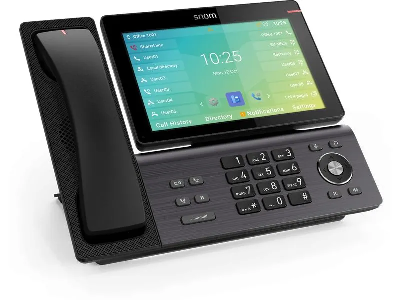 snom Tischtelefon D895M Schwarz snom Tischtelefon D895M Schwarz